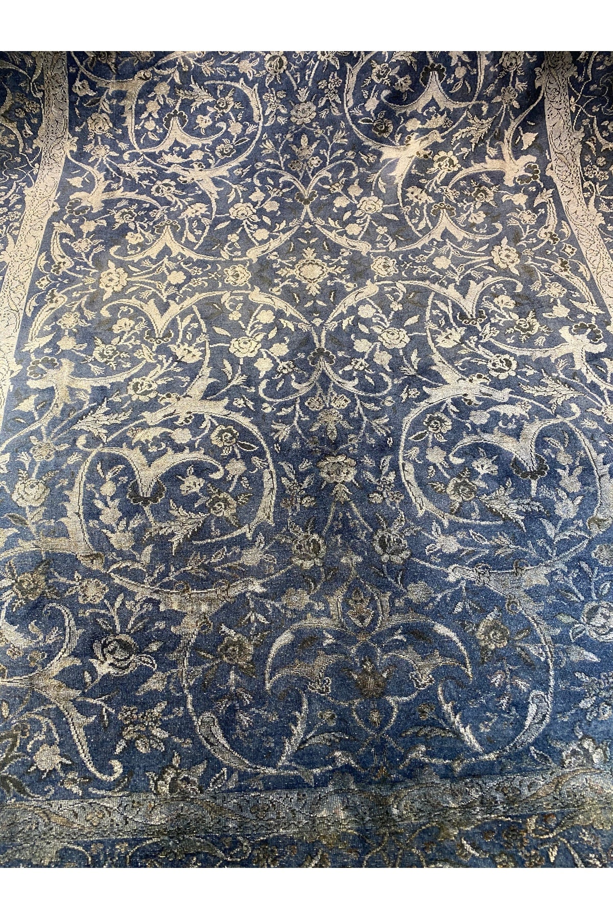 RD RAMAZAN DAG Hand Rug Art Hand-Woven Fine Rug Silk Weave Tughra Kumkapi Pattern 3.13x2.20 - MALLTURK