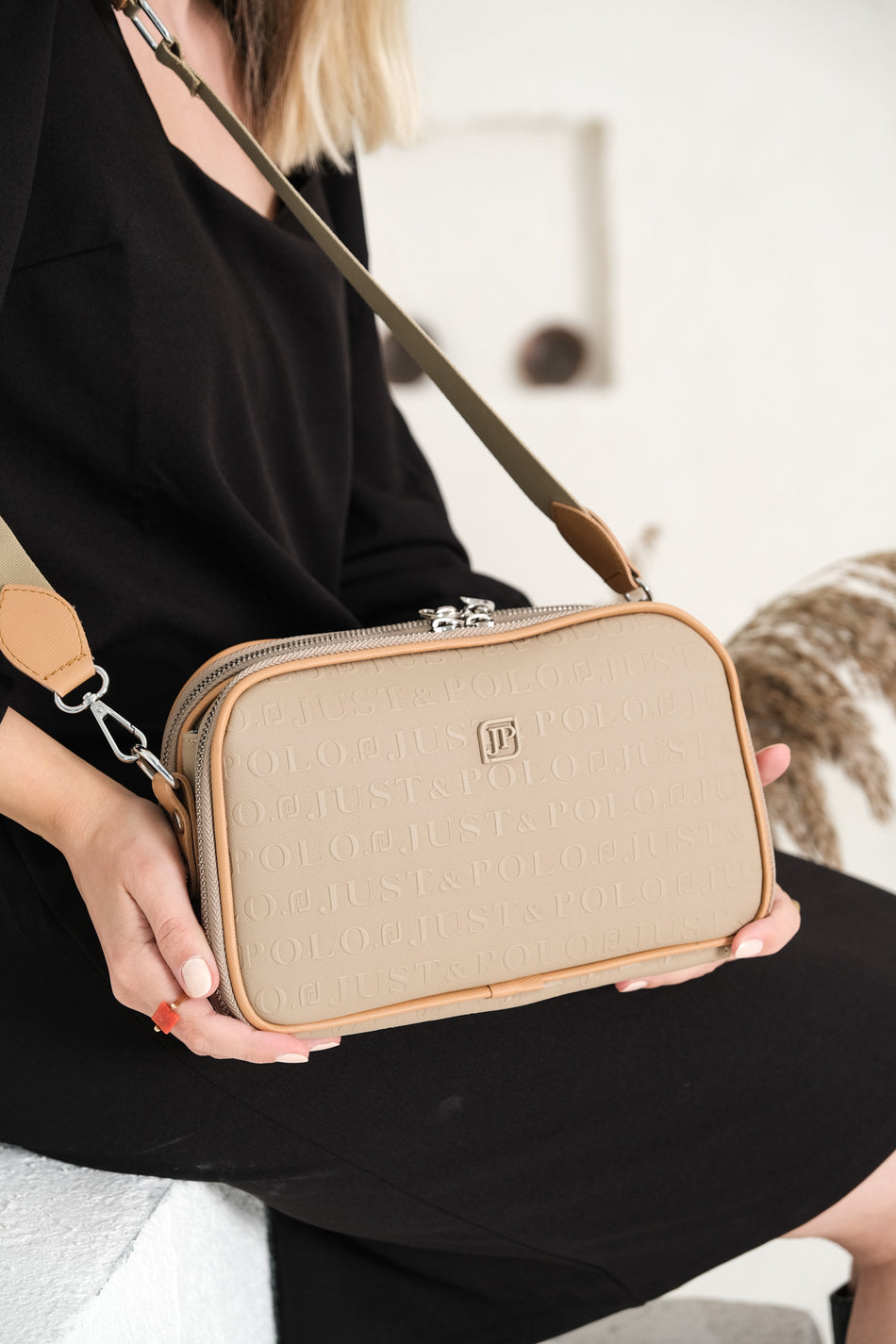 Just Polo New Season Women's Patterned Shoulder Bag - MALLTURK
