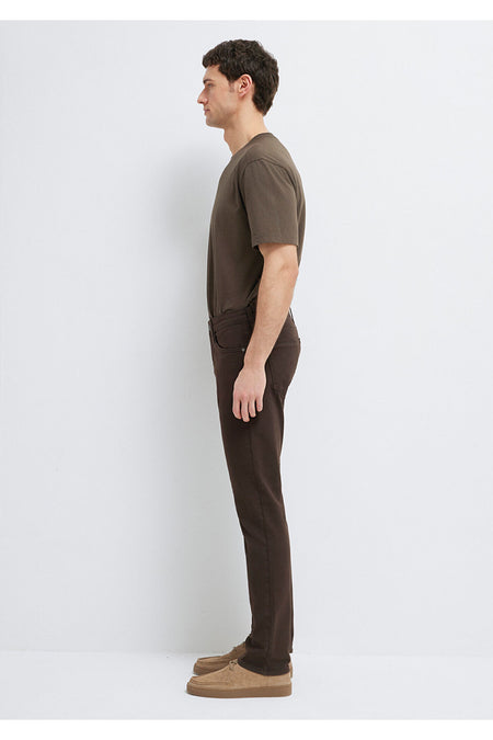 Mavi Black Dark Green Gabardine Trousers 0042290685 - MALLTURK