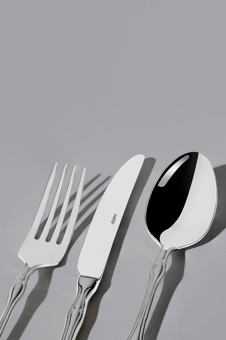 Nehir adriana Satin 89 Piece Boxed Flatware Set - MALLTURK