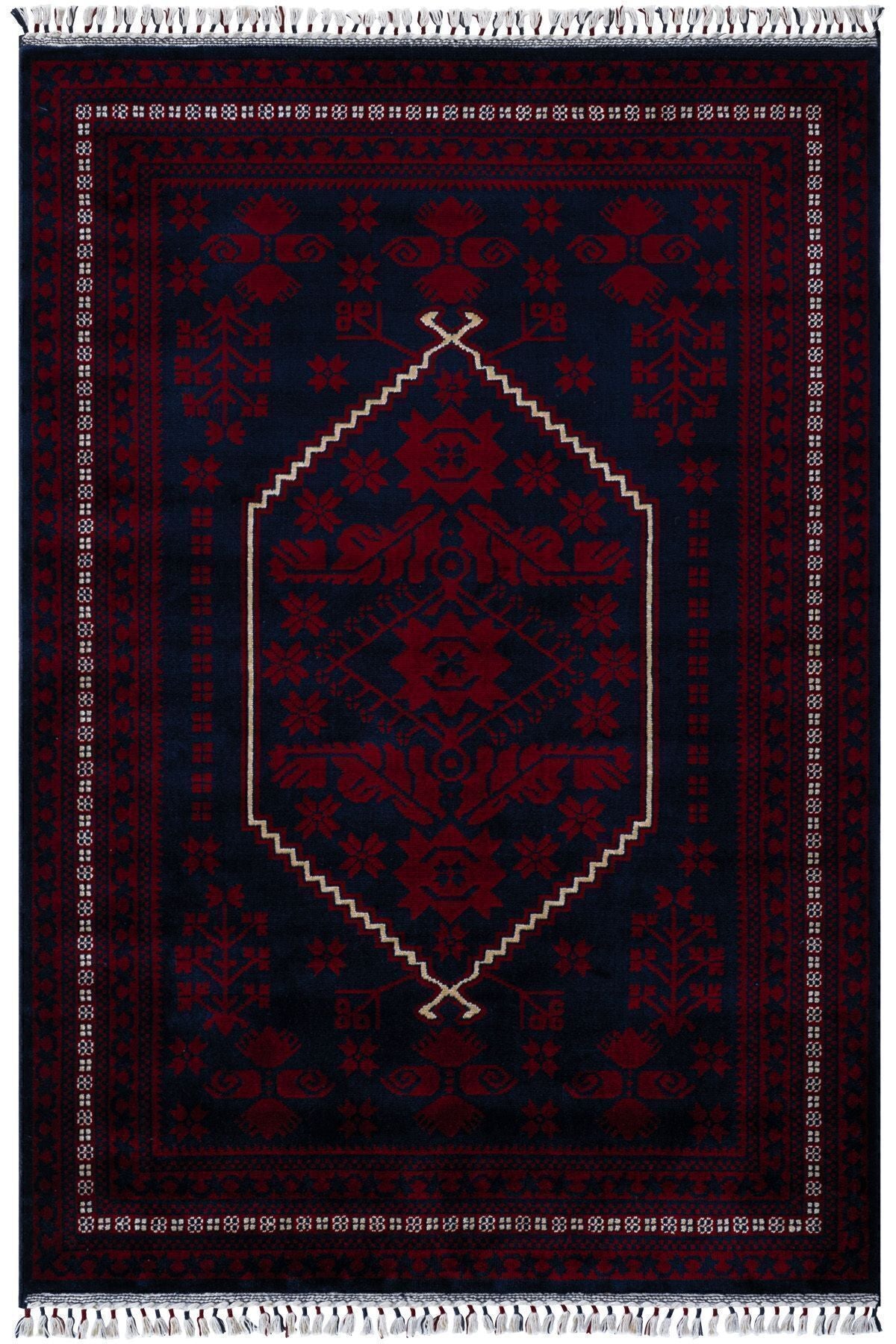 Cool Hali Beyoglu 956 Red Handwoven Usak Carpet Yagci Bedir Pattern NOSTALGIA Carpet Afghan Handwoven Carpet Living Room Carpet - MALLTURK