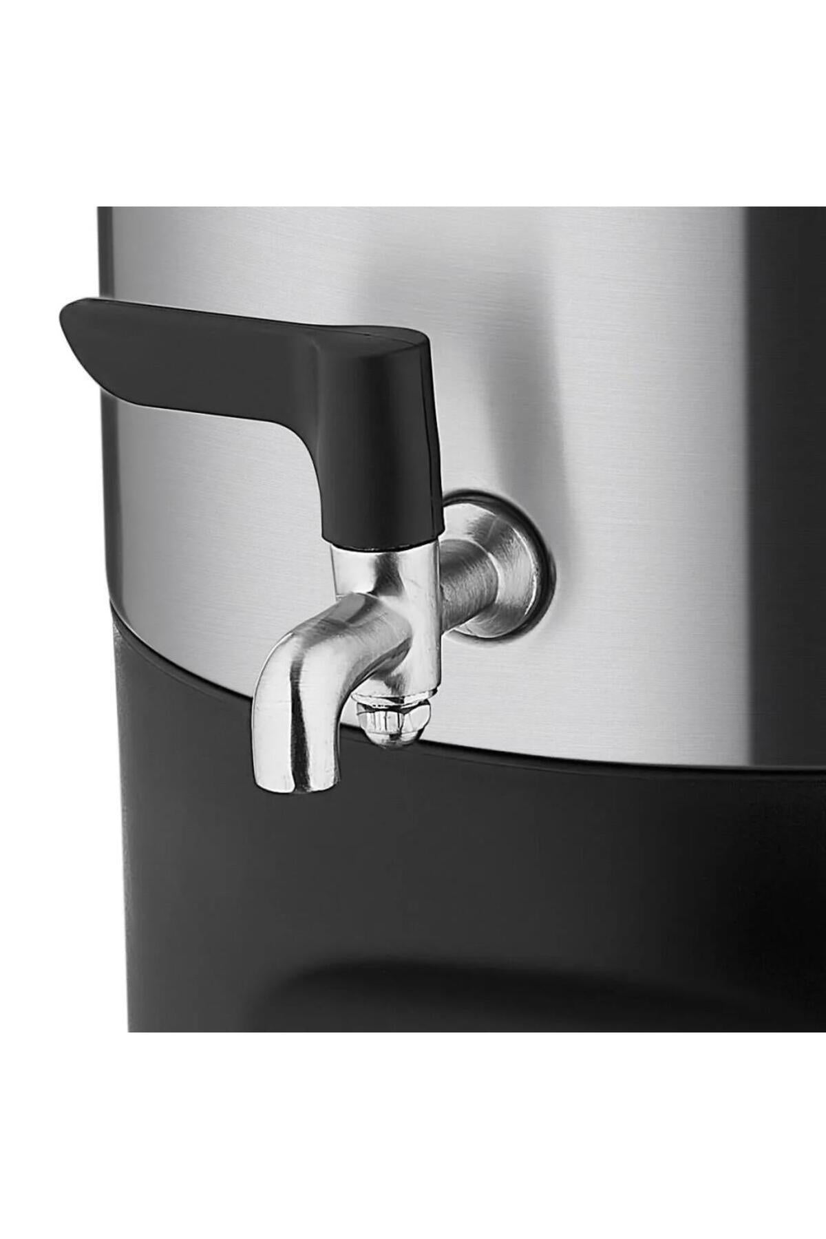 KORKMAZ A841 Tea Maker Samovar Stainless Steel/Satin - MALLTURK