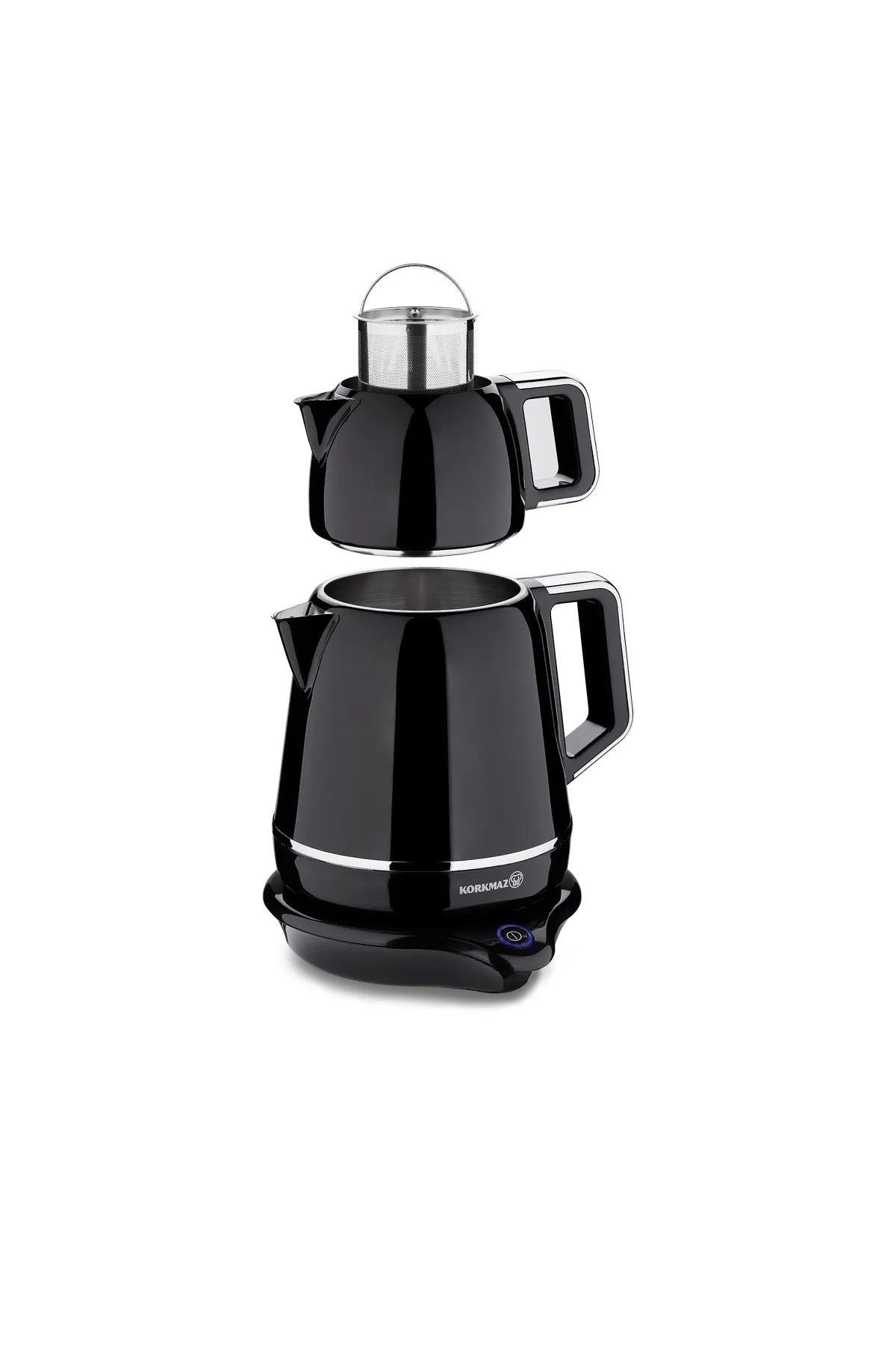KORKMAZ Demiks Electric Kettle Black Chrome A332-04 - MALLTURK