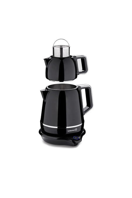 KORKMAZ Demiks Electric Kettle Black Chrome A332-04 - MALLTURK
