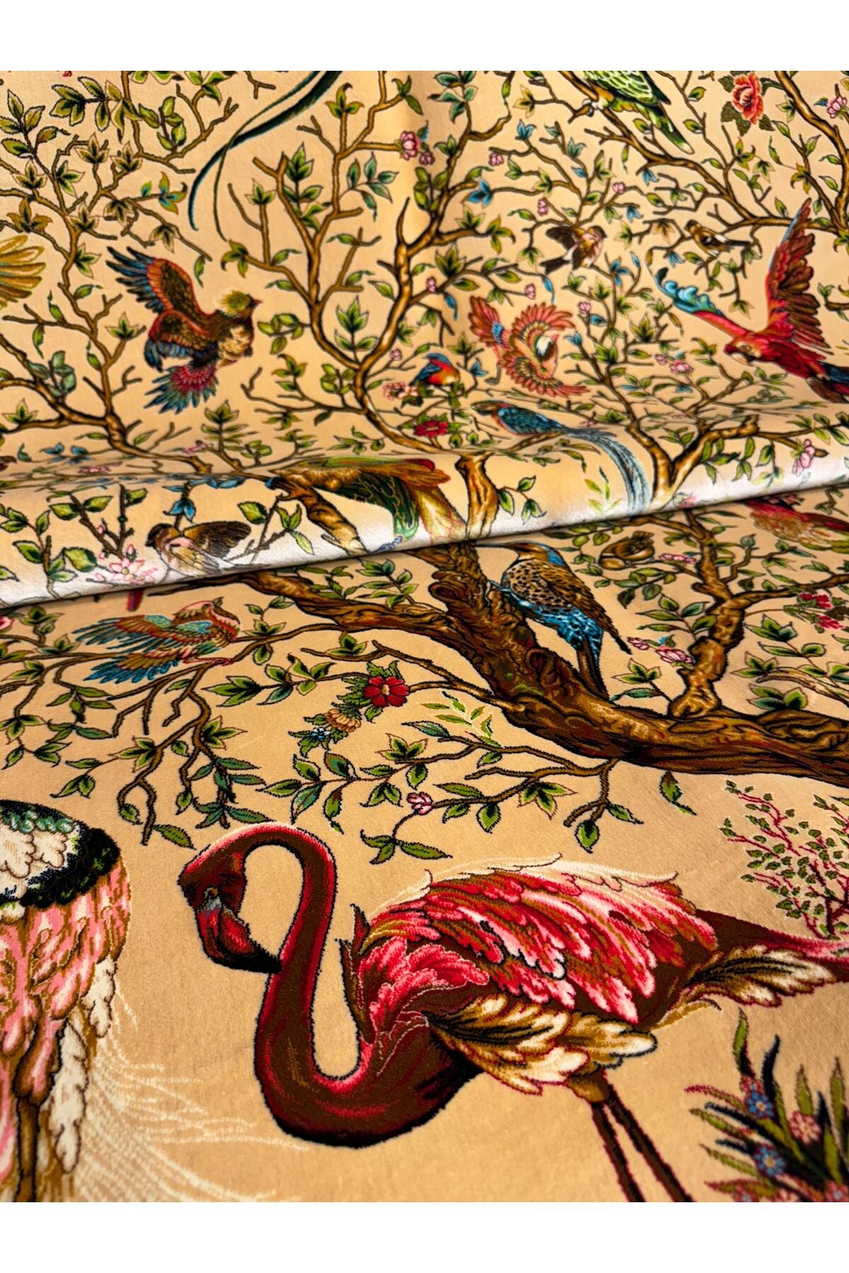 Rustikev Iranian Silk Rug - MALLTURK