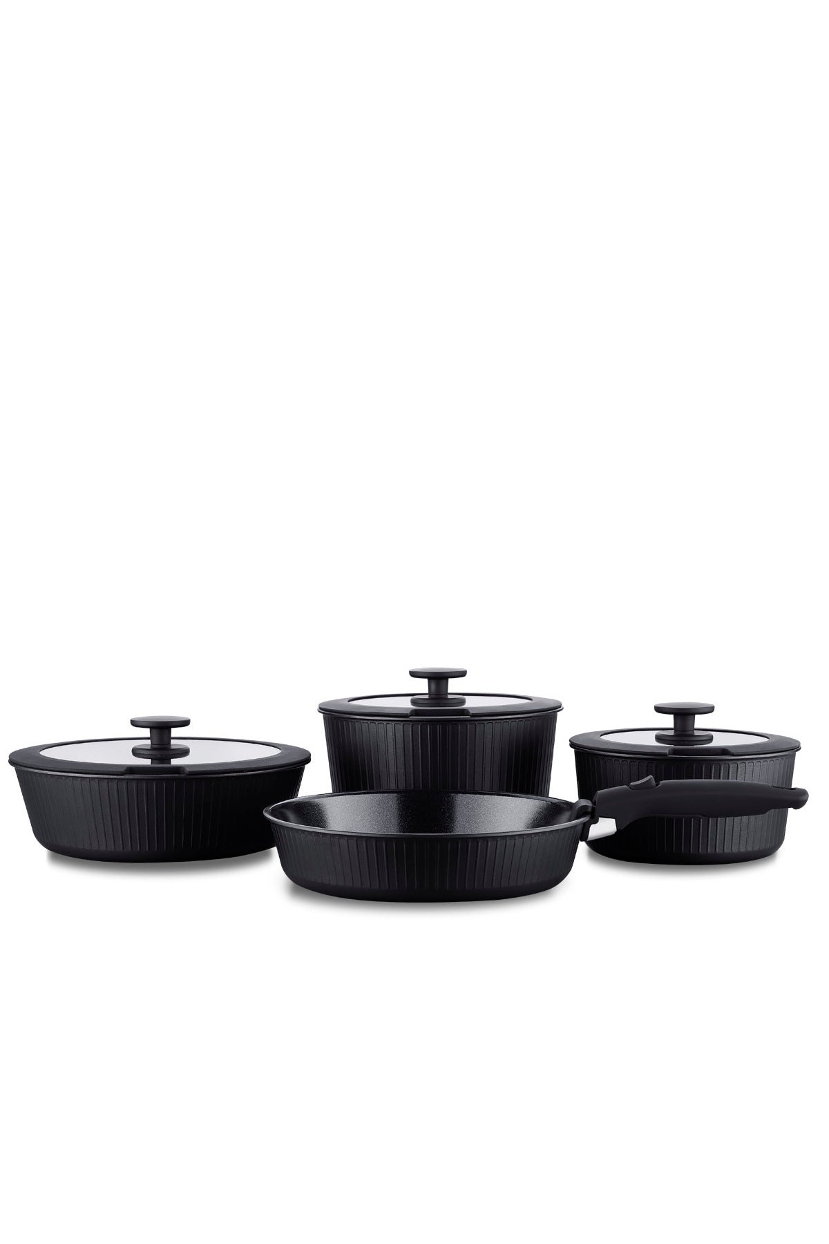 KORKMAZ Nova Pratika 8 Piece Cookware Set