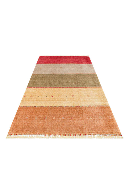 Eko Hali Zara ZR 11 Red Autumn is a special loom rug shaped by the intensive handiwork of women from Usak. - MALLTURK