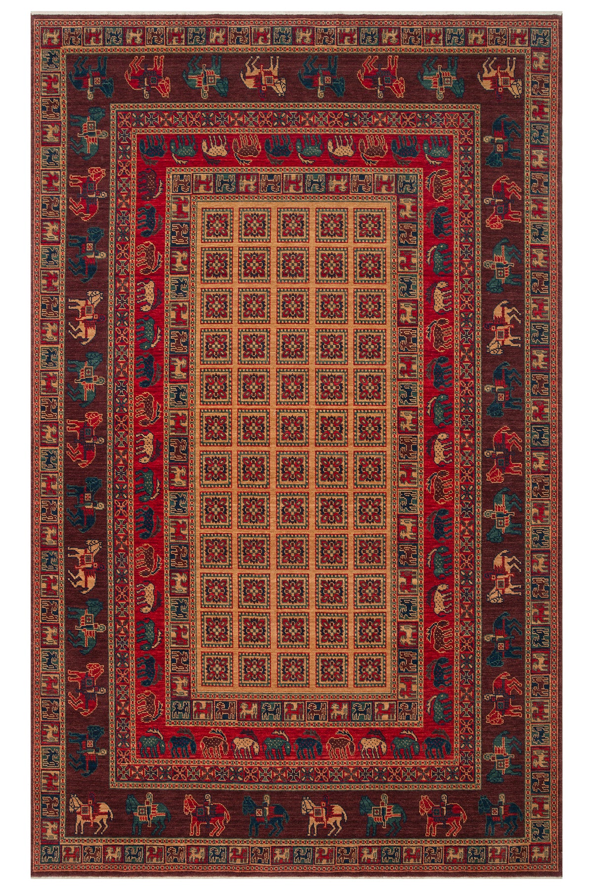 Kalesta Rug Rustik 08 Violet Natural Wool ile Ozel Tezgahlarda Hand-Woven Teknikleri ile Uretilen Living Room Rug