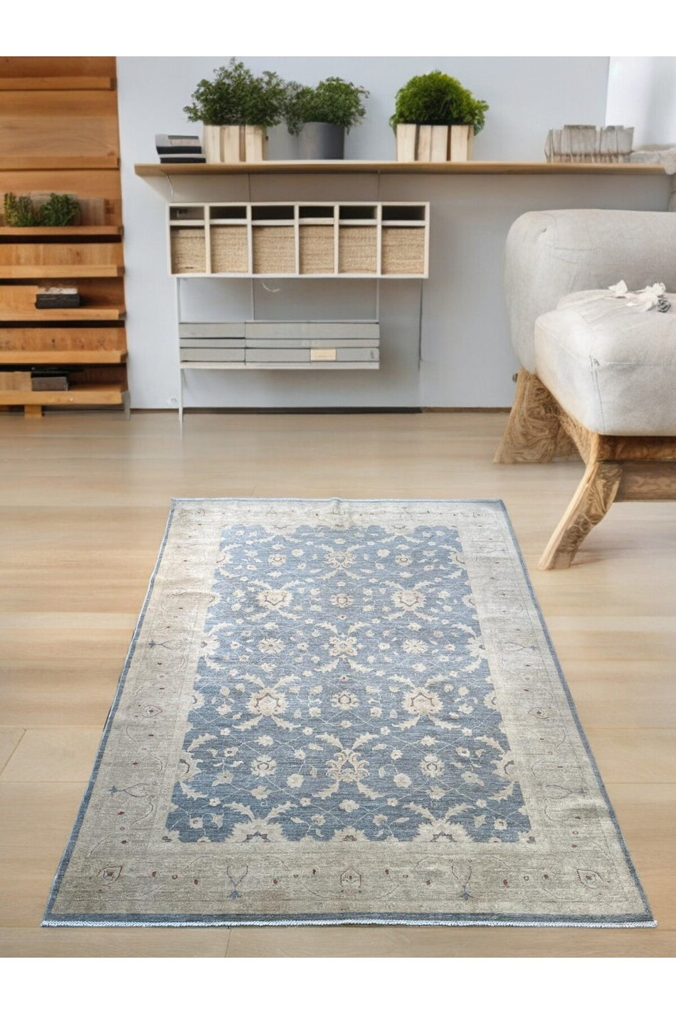 Sirvan Handwoven Afghan Usak Carpet - 194x290 - MALLTURK