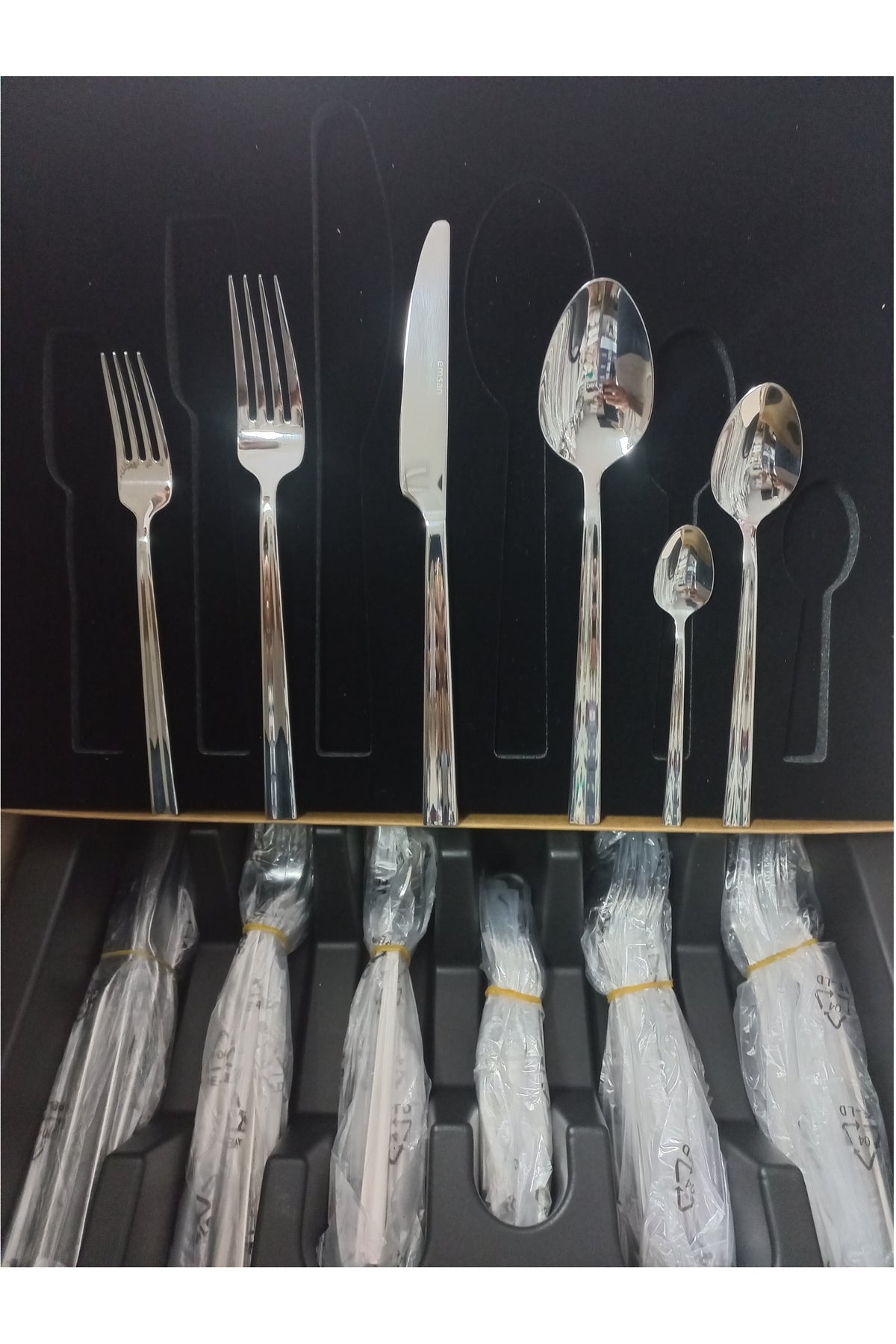 Emsan cinar 72 Piece 12 Place Setting Flatware Set - MALLTURK