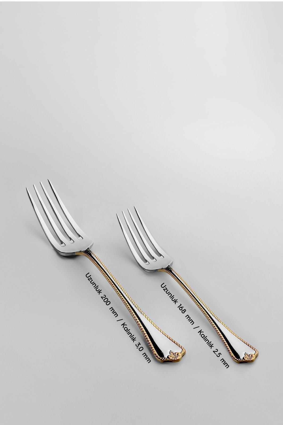 Nehir fulya altin Plain 6 Place Setting 36 Piece Boxed Flatware Set - MALLTURK