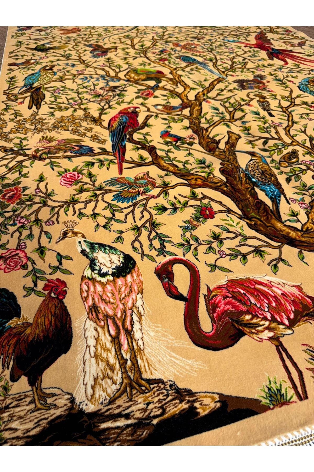Rustikev Iranian Silk Rug - MALLTURK