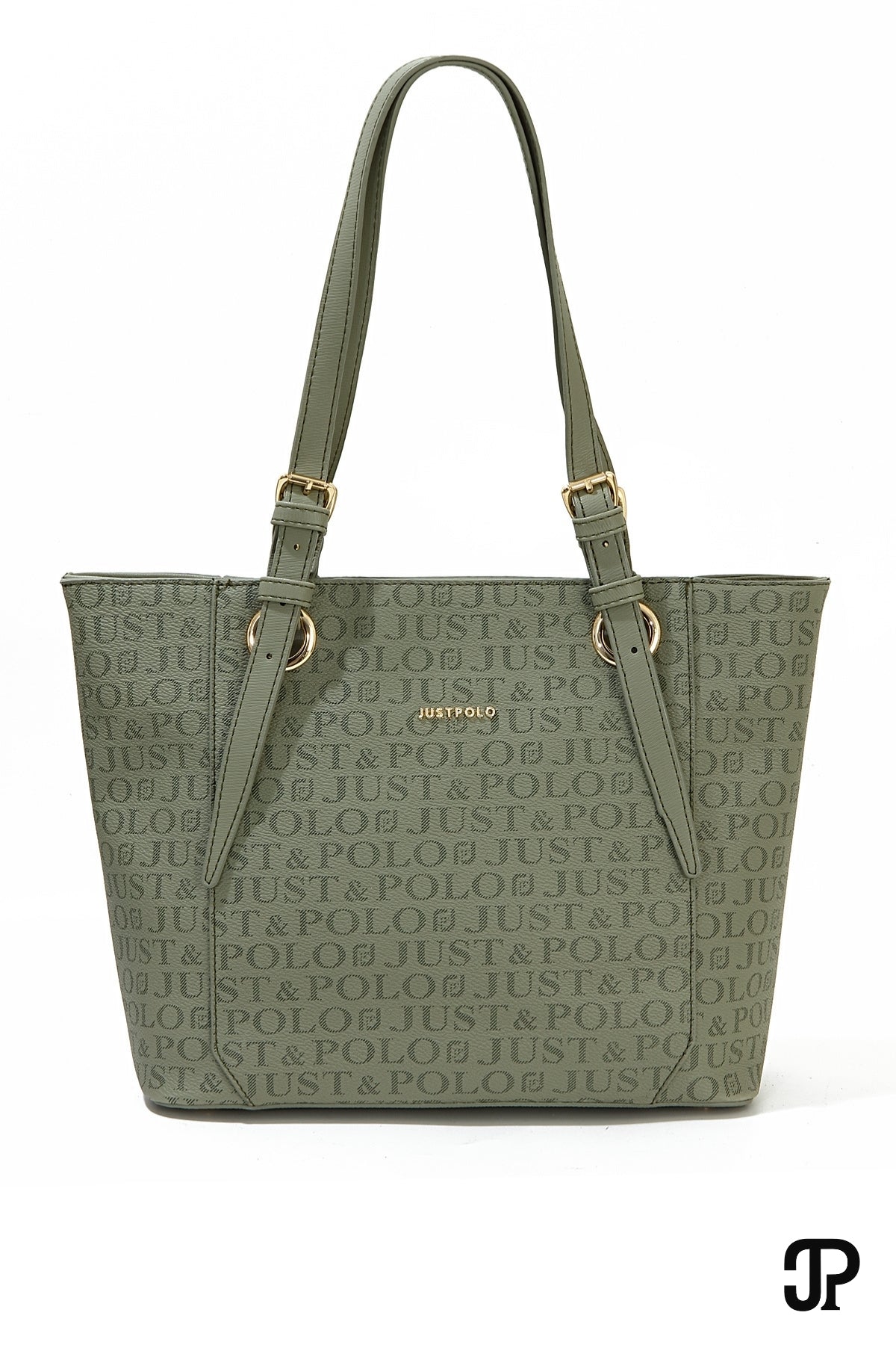 Just Polo Original Women's New Season 4-Compartment Luxury Soft Leather Adjustable Stylish Shoulder Bag Green - MALLTURK