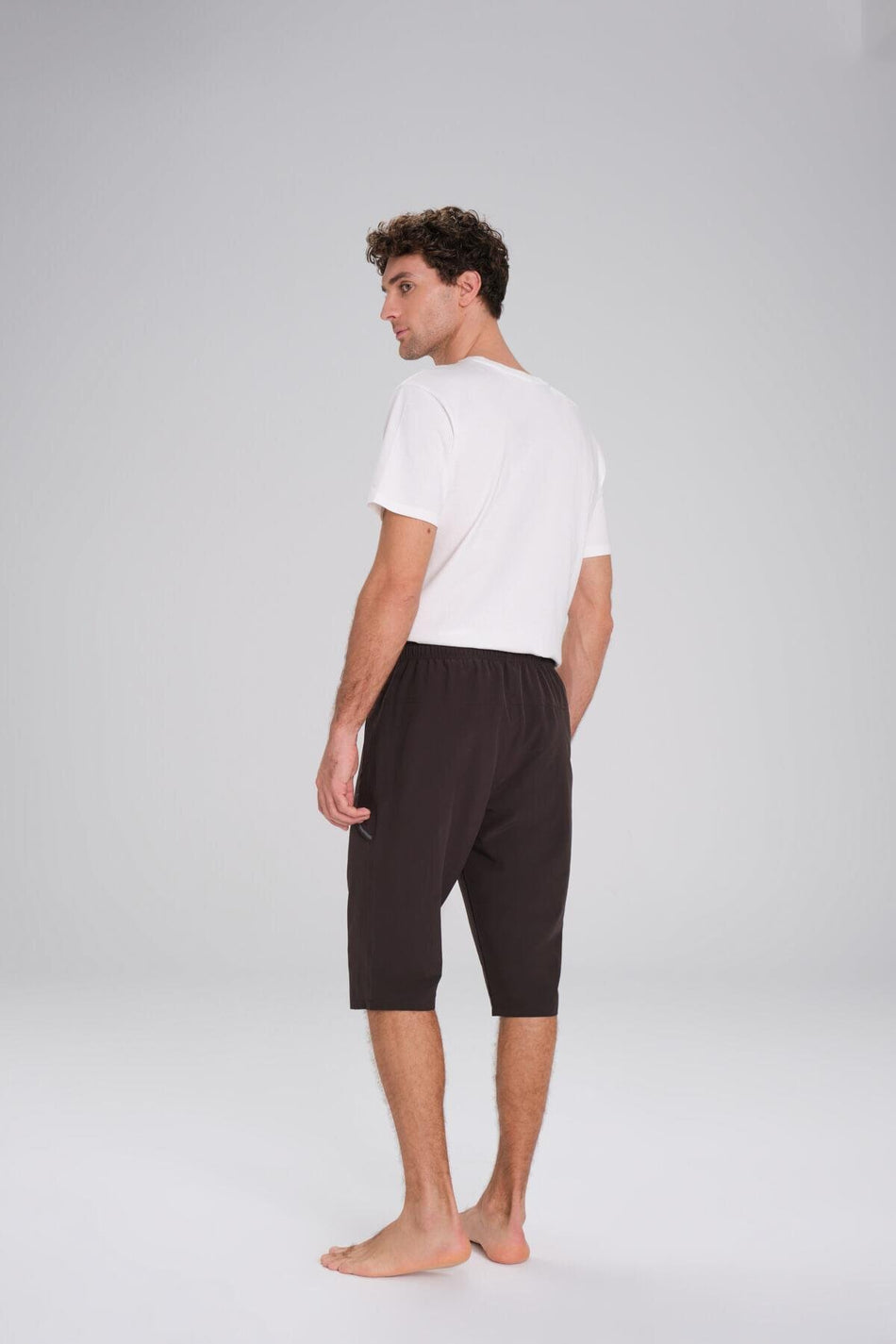 Hasema Khaki Long Men's Pool and Beach Shorts 2426
