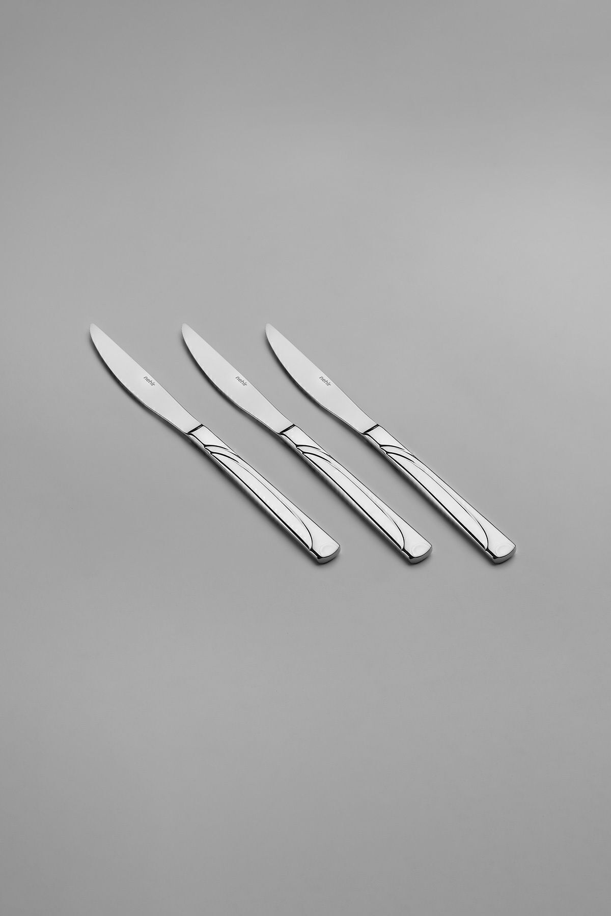Nehir fiesta Plain 12 Place Setting 72 Piece Boxed Flatware Set - MALLTURK