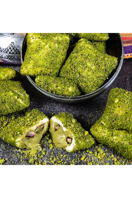 Pirsefa Pistachio fistik kremali bohca Turkish Delight 900 g Pack - MALLTURK