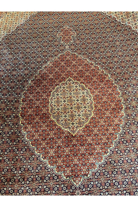 RD RAMAZAN DAG Hand Rug Art Hand-Woven Iranian Mahi Rug Wool Blend Premium Quality Exceptional Bir Urun Size 400x300 - MALLTURK