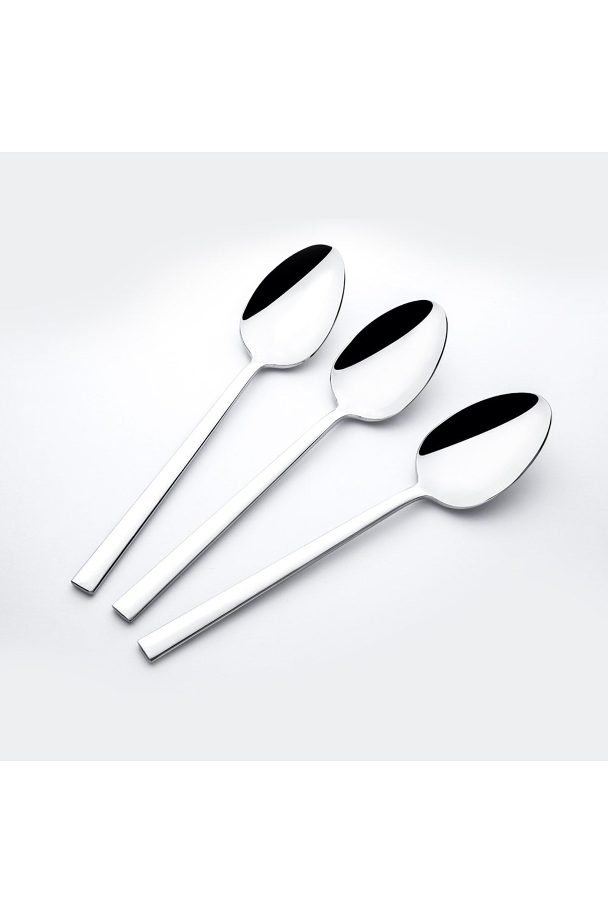 Nehir dalyan Plain 12 Pack yemek Spoon Set - MALLTURK