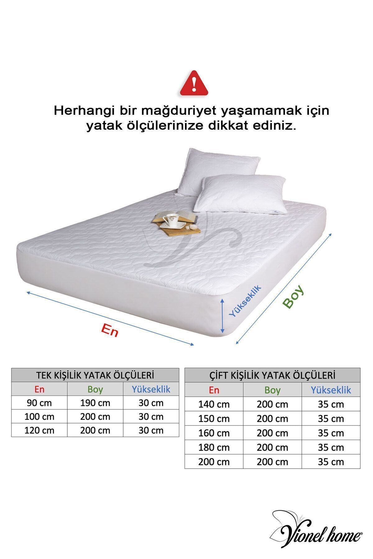 Vionel Home Waterproof Cotton Quilted Mattress Protector - MALLTURK