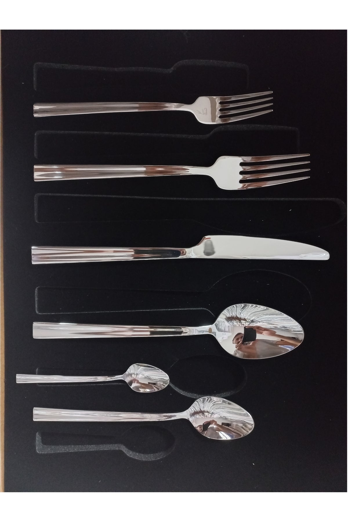 Emsan cinar 72 Piece 12 Place Setting Flatware Set - MALLTURK