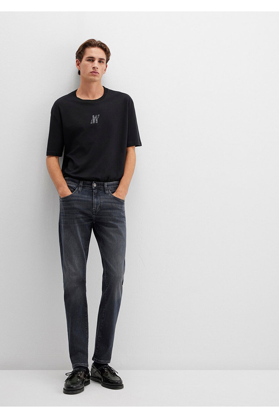 Mavi Pro Vintage Dark Grey Smoke Jeans 0042286535 - MALLTURK