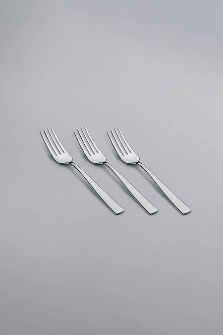 Nehir deniz Plain 12 Place Setting 60 Piece Boxed Fork Spoon Set - MALLTURK