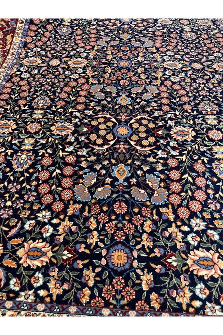 RD RAMAZAN DAG Hand Rug Art Hand-Woven Hereke Rug 100.Anniversary Series Seven Mountains Flower Design Size 235x150 - MALLTURK