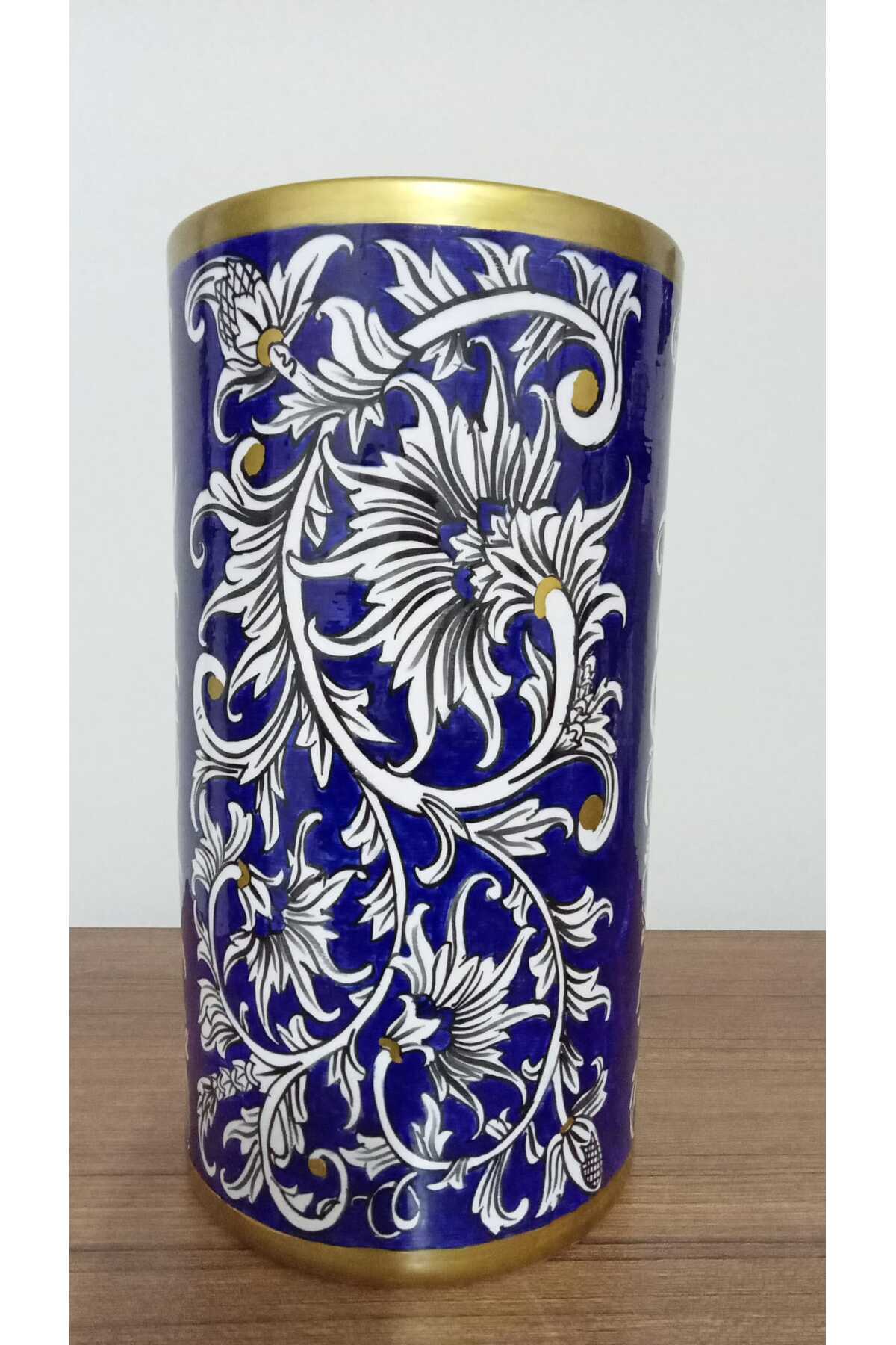 Sema Cini Handmade Tile Cylinder Vase - MALLTURK