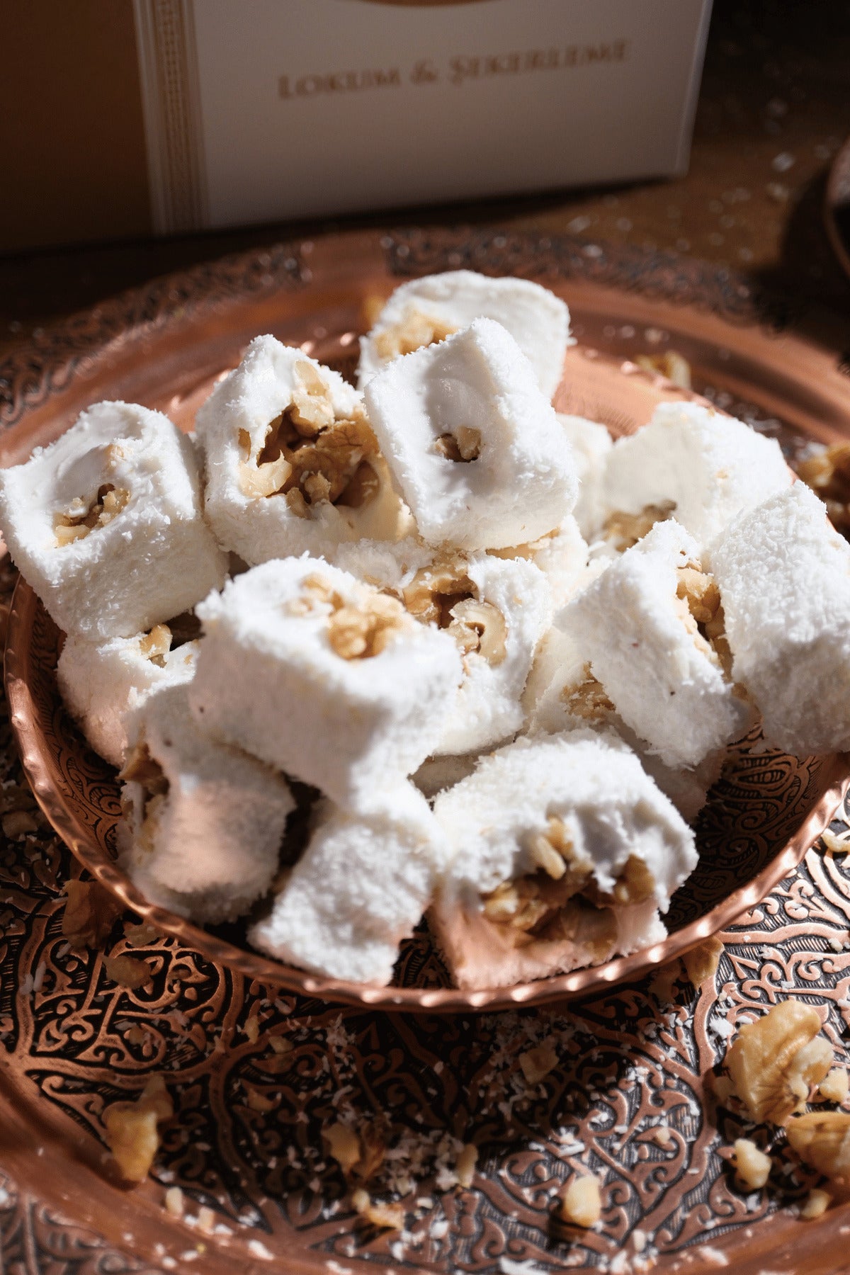 Erten sekerleme Sultan Style Walnut Turkish Delight 1 kg - MALLTURK