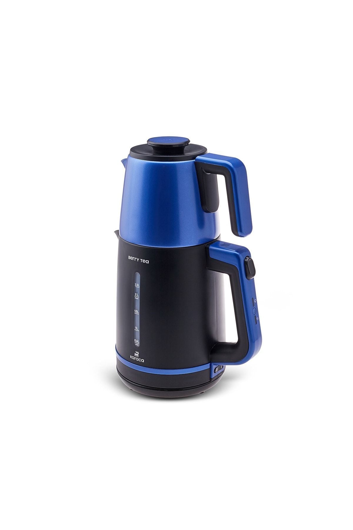 Karaca Berry Tea XL 2-in-1 Stainless Steel Tea Maker and Kettle (Blueberry) - MALLTURK
