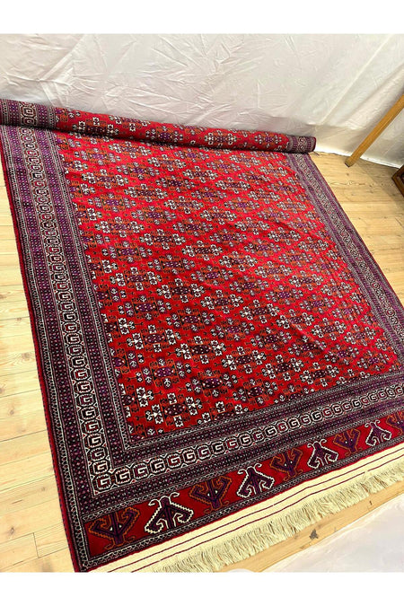 SIRVAN Rug Hand-Woven AFGAN Rug - 218 x 354 - MALLTURK