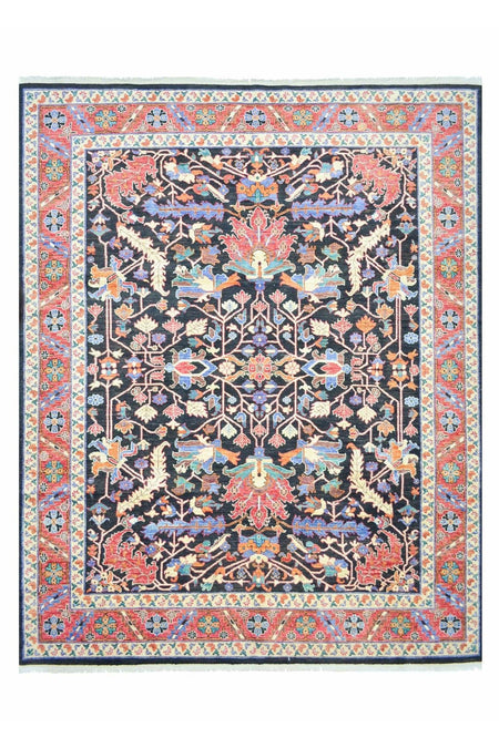KilimCo. Wool Hand-Woven Afgan Rug 244x298 cm (7.27 m2) - MALLTURK