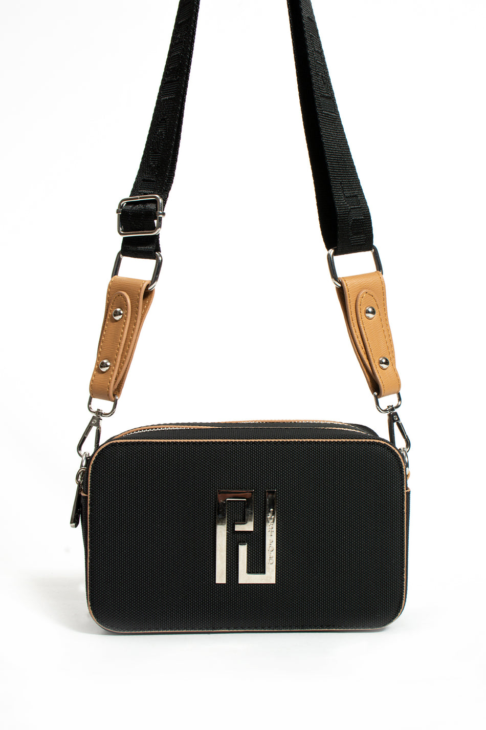 Just Polo Women's Shoulder Black Bag - MALLTURK