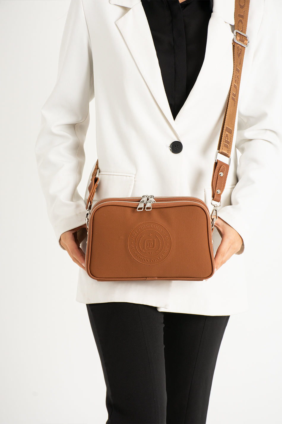 Just Polo Women's Shoulder & Messenger Bag, Tan - MALLTURK