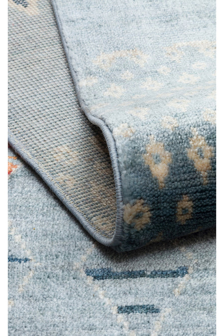 Eko Hali ZARA ZR 15 Aqua Multiy is a special loom carpet shaped by the intensive handiwork of women from Usak. - MALLTURK