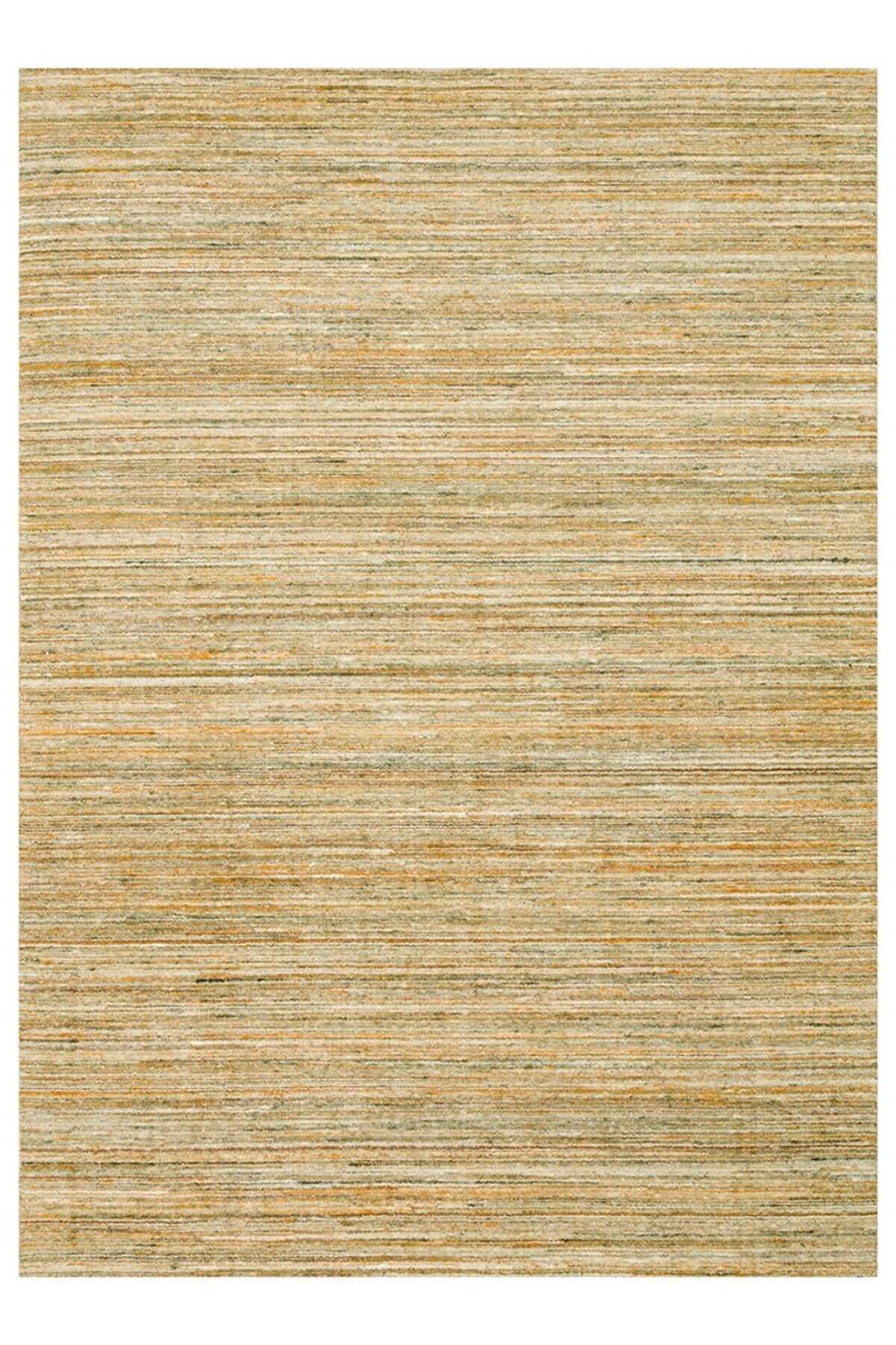 Vog Rug Bloom Yellow Hand-Woven Wool Viskon Rug Modern Scandinavian Thick Luxury Salon and Bedroom Rug