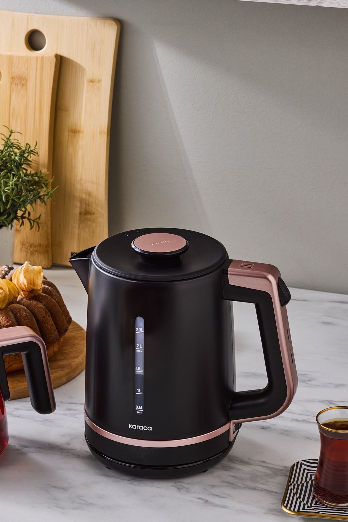 Karaca Tea Grande XL Tea Maker Rosegold - MALLTURK