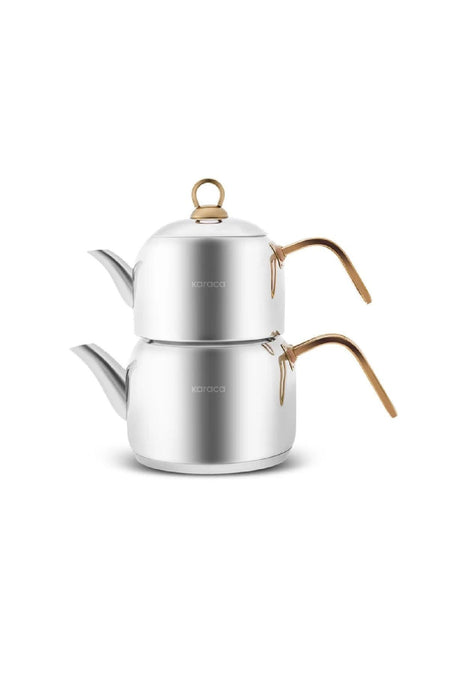 Karaca Urban Midi induction Base Teapot Set Gold - MALLTURK