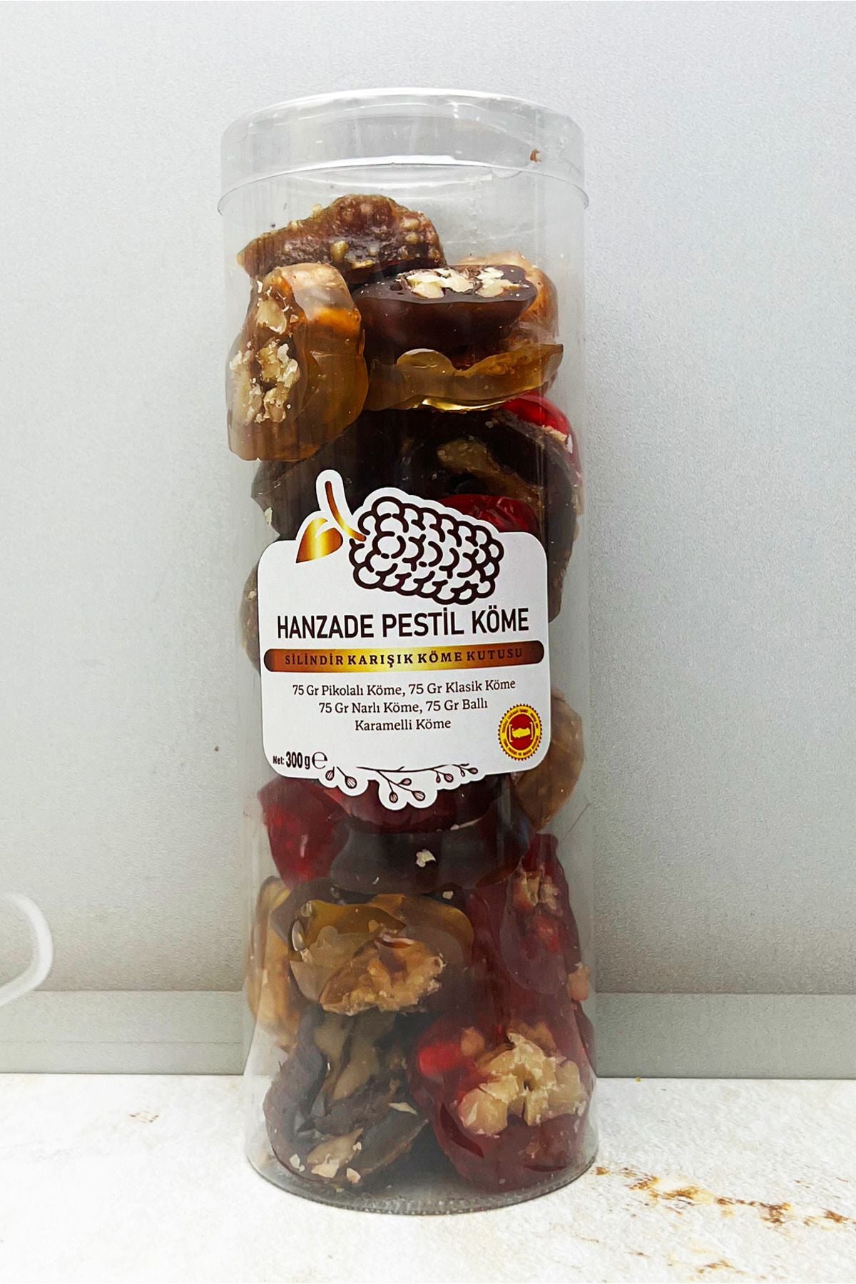 Hanzade Fruit Leather kome gumushane silindir kutuda Assorted kome 300 g - MALLTURK