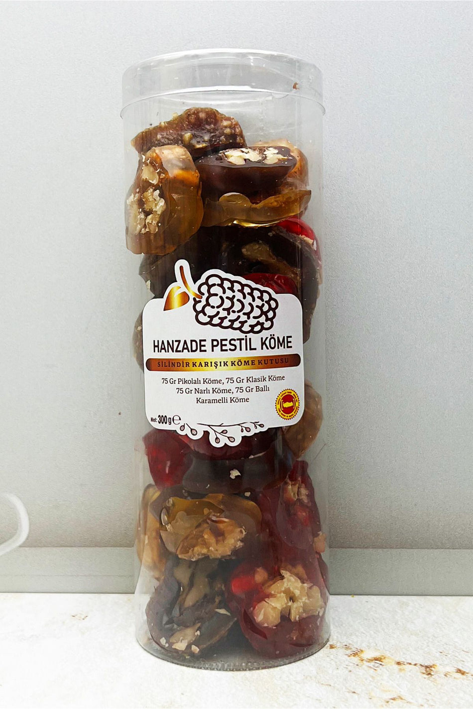 Hanzade Fruit Leather kome gumushane silindir kutuda Assorted kome 300 g - MALLTURK