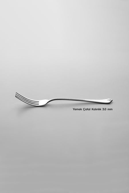 Nehir fulya Plain 6 Place Setting 36 Piece Boxed Flatware Set - MALLTURK