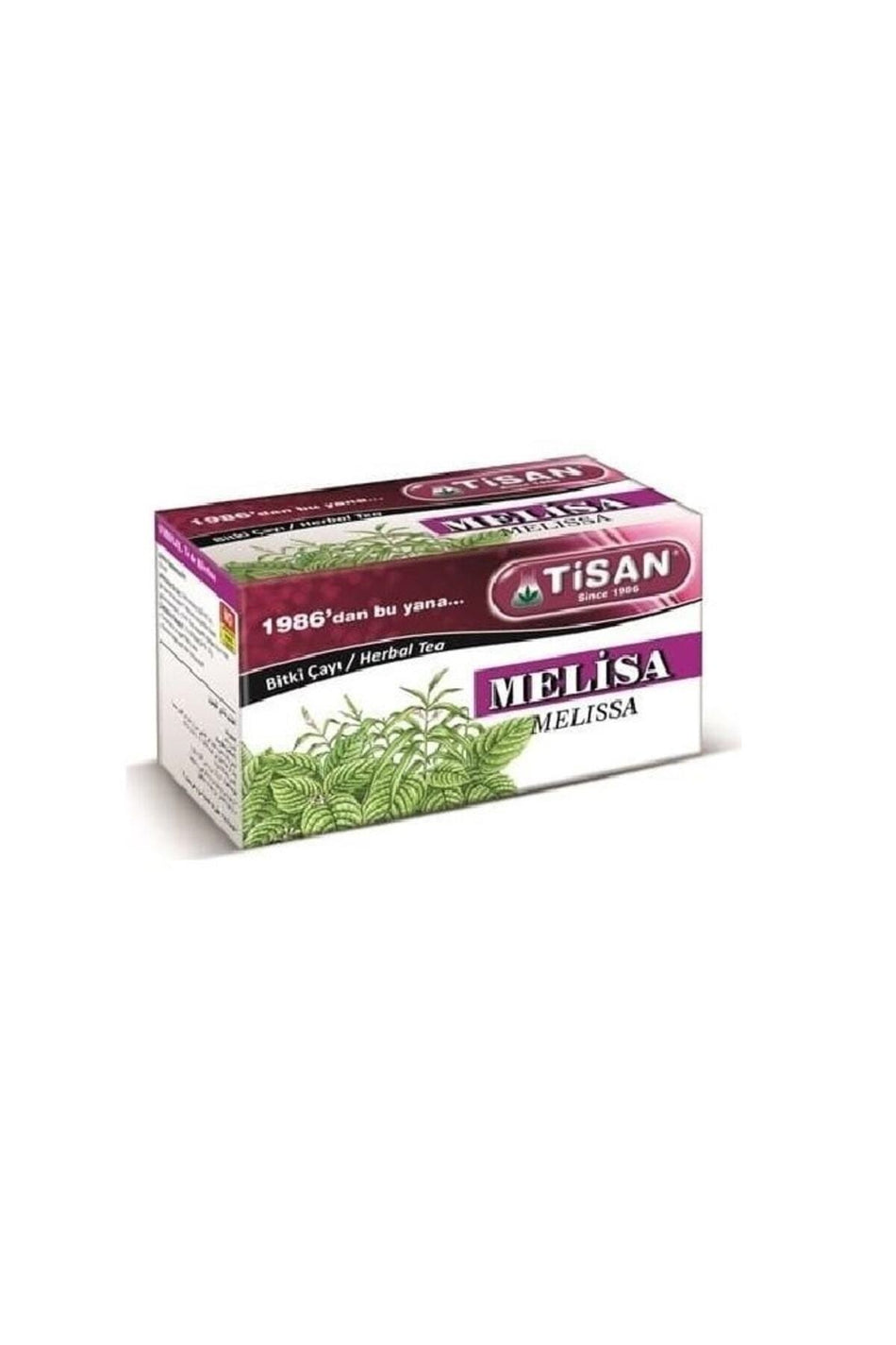 Tisan Melissa Herbal Tea 20 Filter Bags Melissa Tea Bags Melissa Lemon Balm Tea