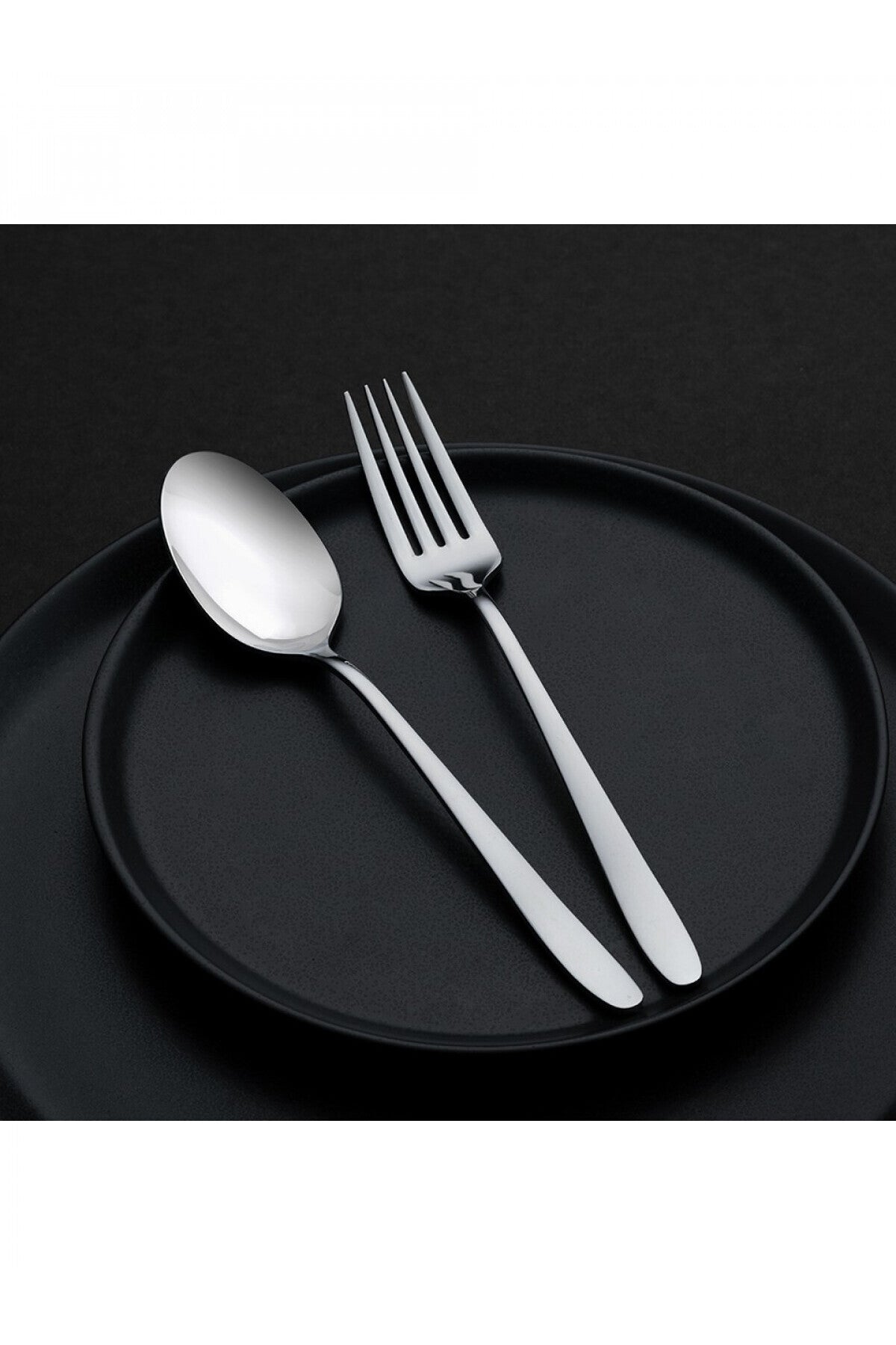 Nehir sultan Plain 30 Piece Fork Spoon Set - MALLTURK