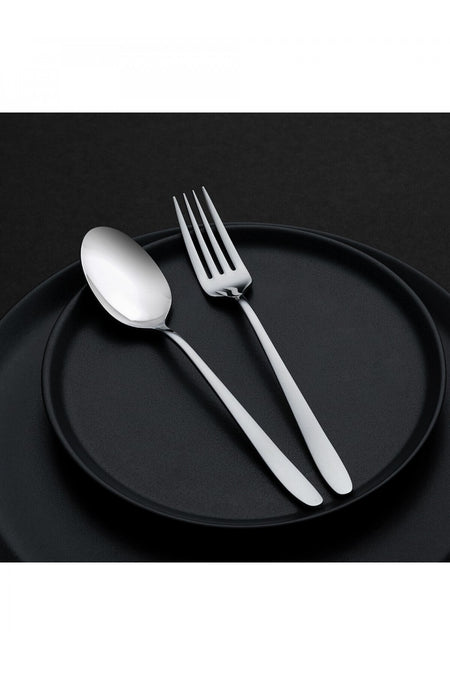 Nehir sultan Plain 30 Piece Fork Spoon Set - MALLTURK