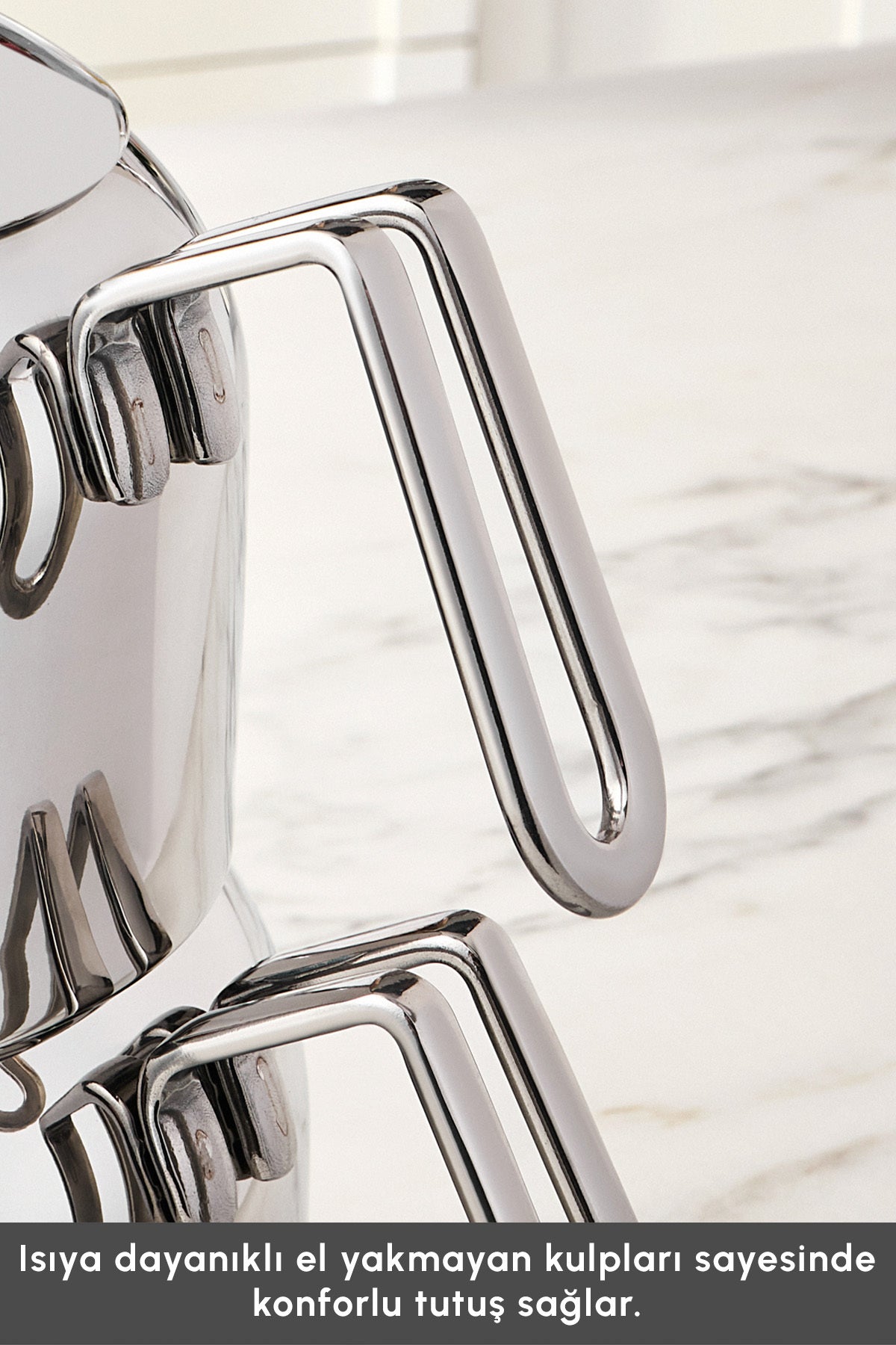 Emsan Urban Midi Size Stainless Steel Teapot Set - MALLTURK