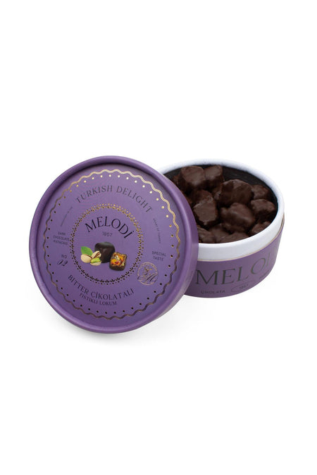 Melodi cikolata melodi bitter Chocolate Extra Pistachio Turkish Delight 250 g - MALLTURK
