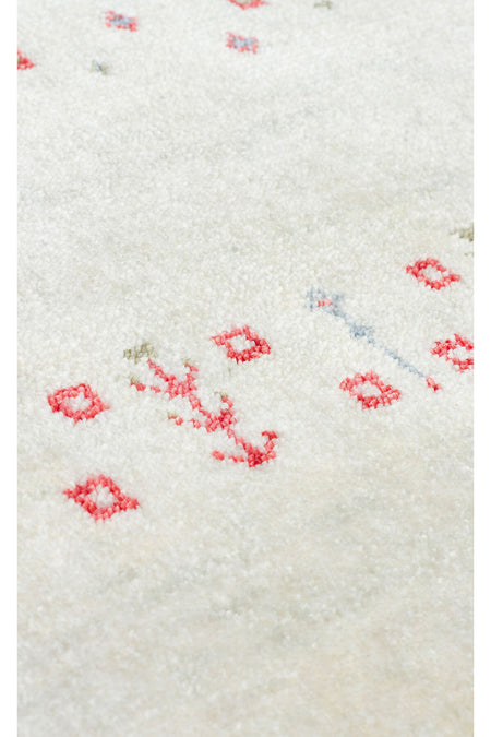 Eko Hali Zara ZR 06 Beige Round Carpet, a special loom carpet shaped by the intensive hand labor of women from Usak. - MALLTURK