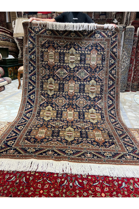 RD RAMAZAN DAG Hand Rug Art Hand-Woven Kayseri Hacilar Weave Premium Quality Size 230x146