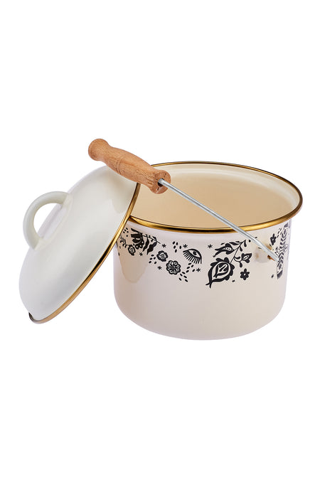 Emsan Artisan Enamel Yogurt Tenceresi