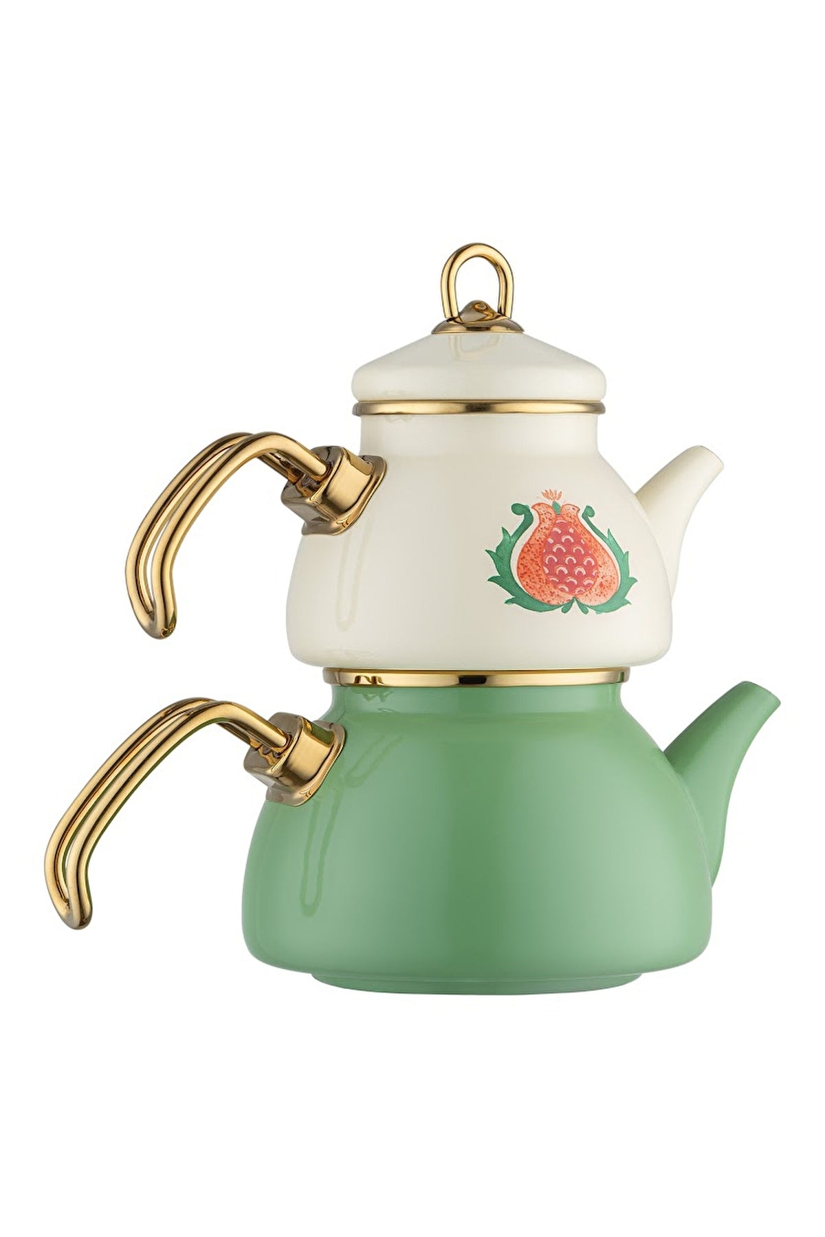 Emsan Nar Enamel Glory Mini Teapot Set - MALLTURK